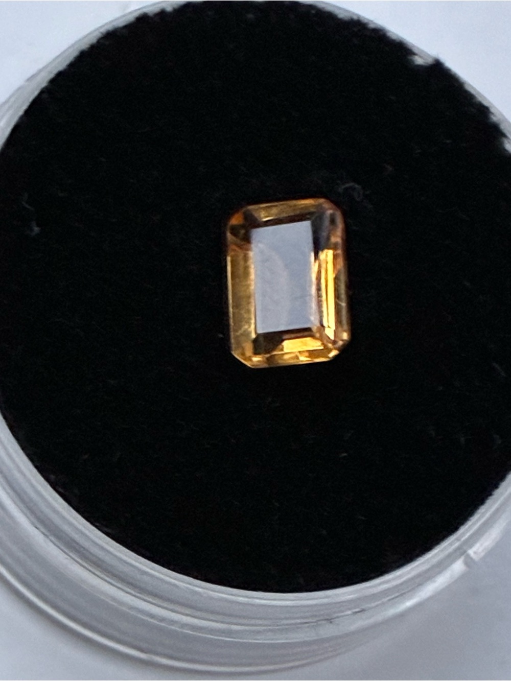 Pretty .8ct Yellow Citrine Loose Gemstone November Birthstone